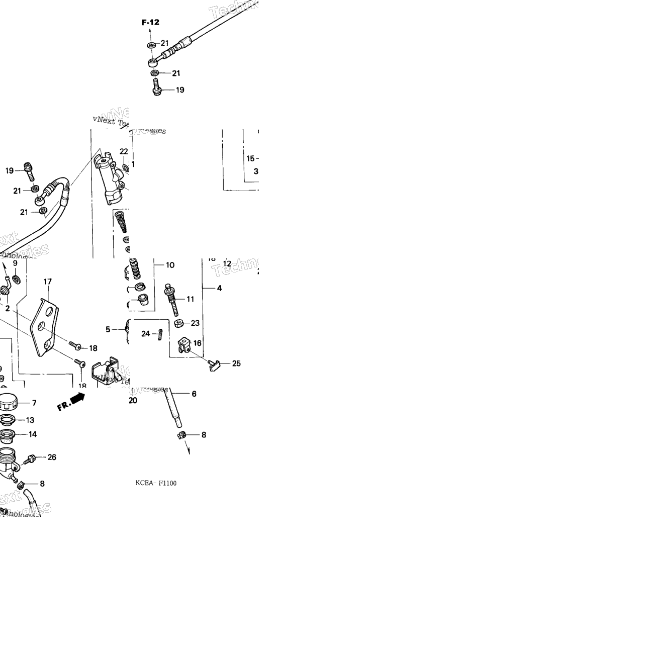 Rear Brake Master Cylinder