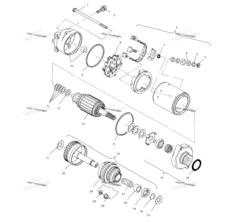 Starting Motor W004673i