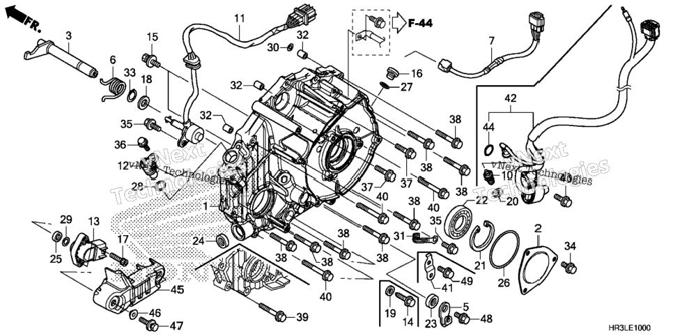 Rear Crankcase Cover