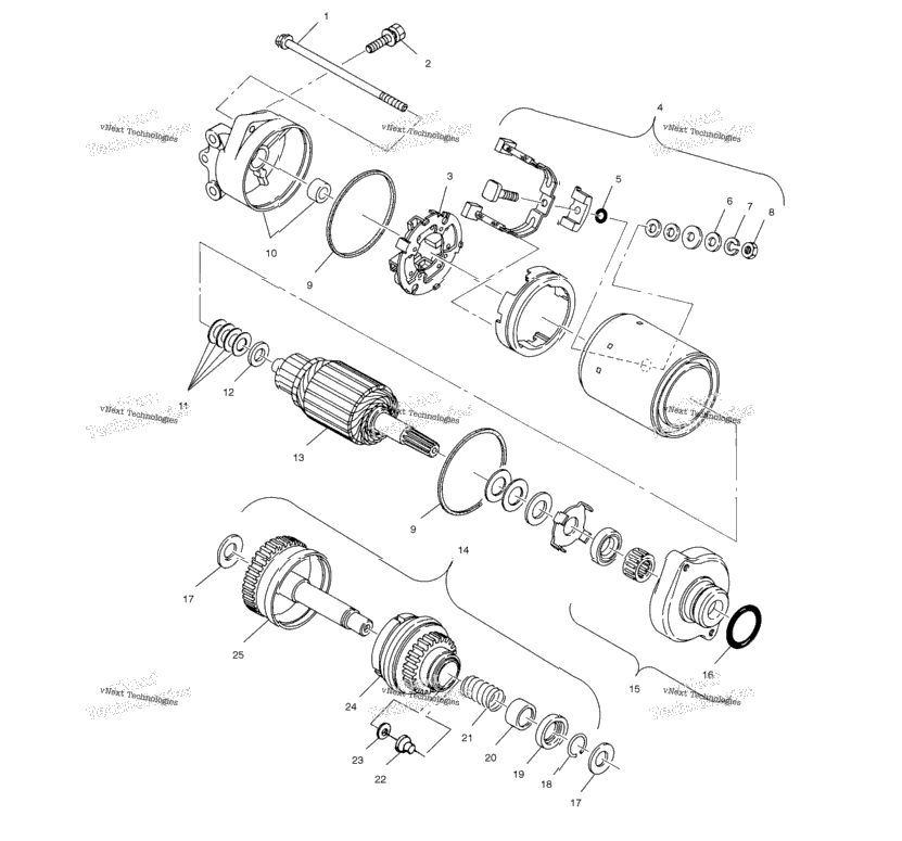 Starting Motor W005197i