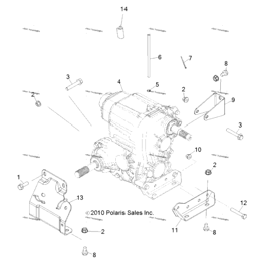 Drive Train, Main Gearcase Mounting