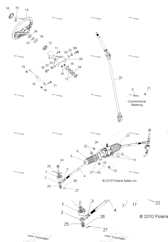 Steering, Steering Asm