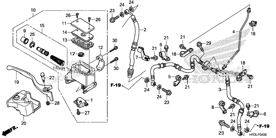 Front Brake Master Cylinder
