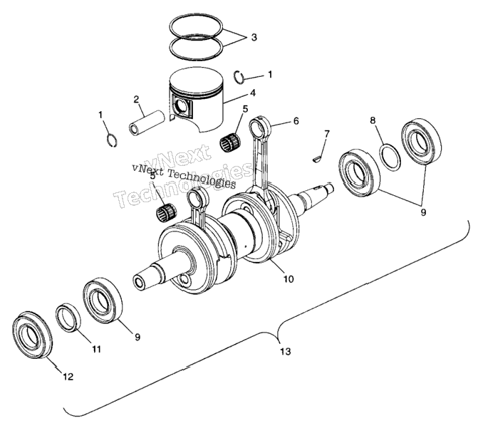 Piston & Crankshaft A