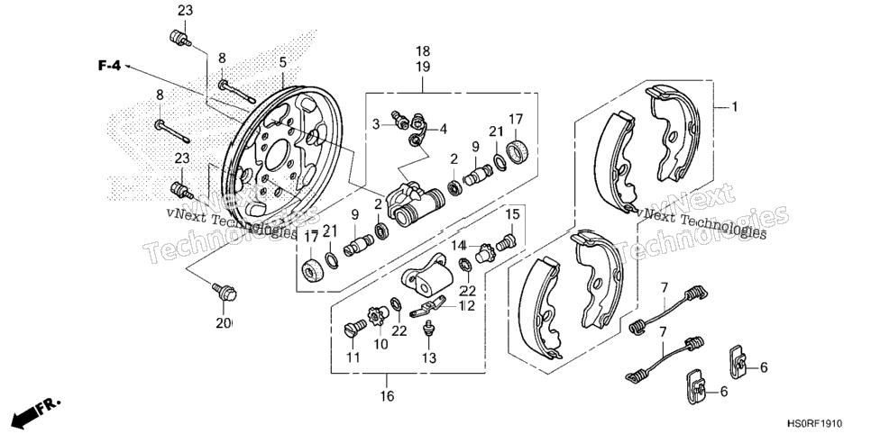 FRONT BRAKE PANEL