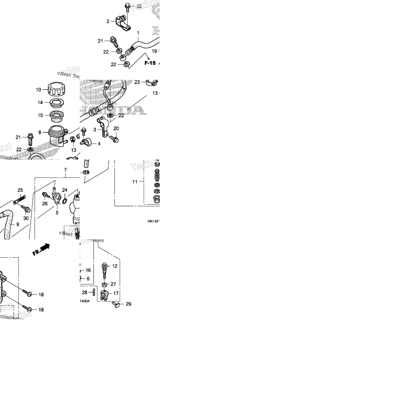Rear Brake Master Cylinder