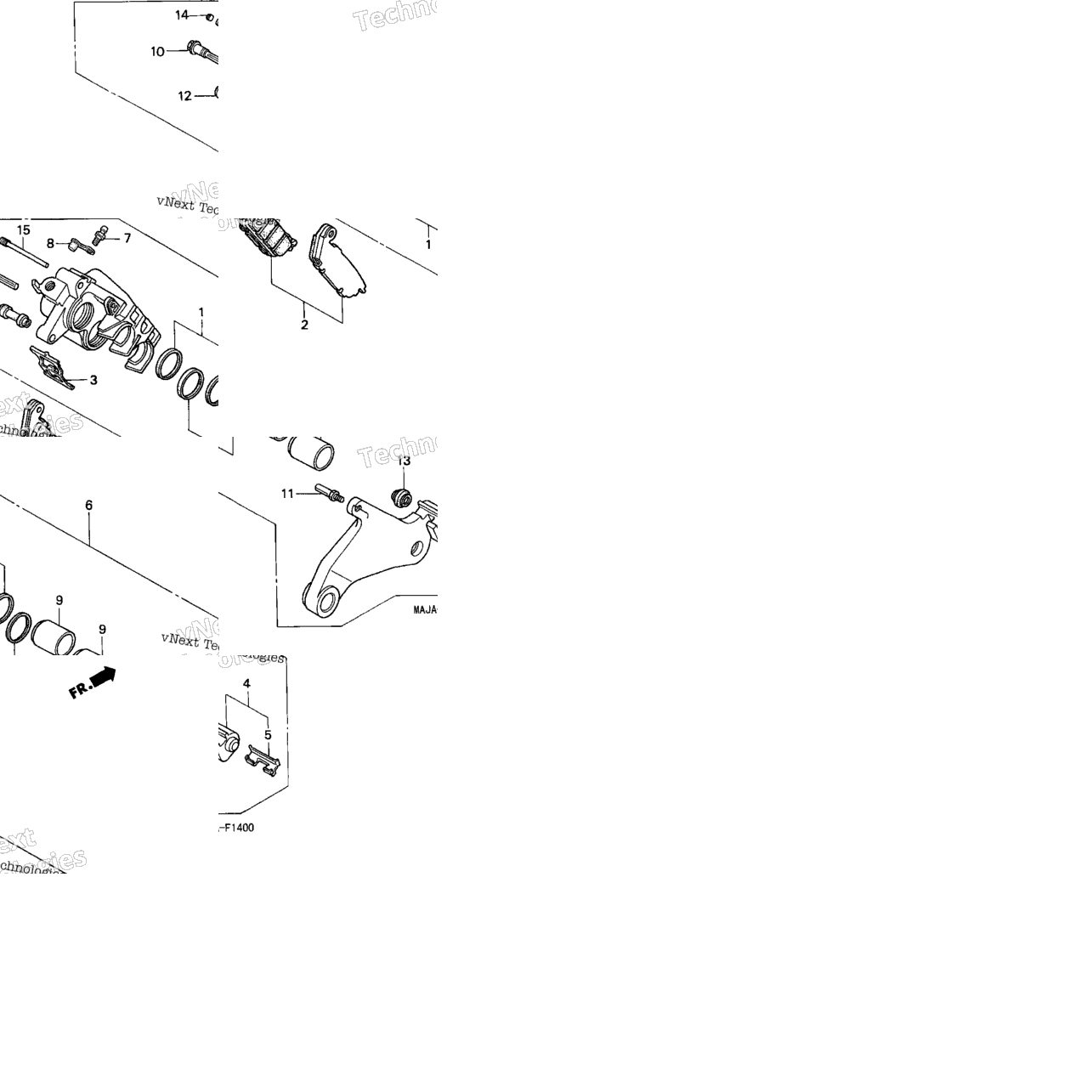 Rear Brake Caliper (1)