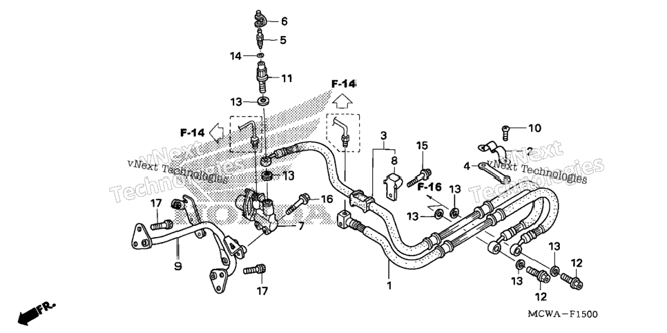 Rear Brake Hose