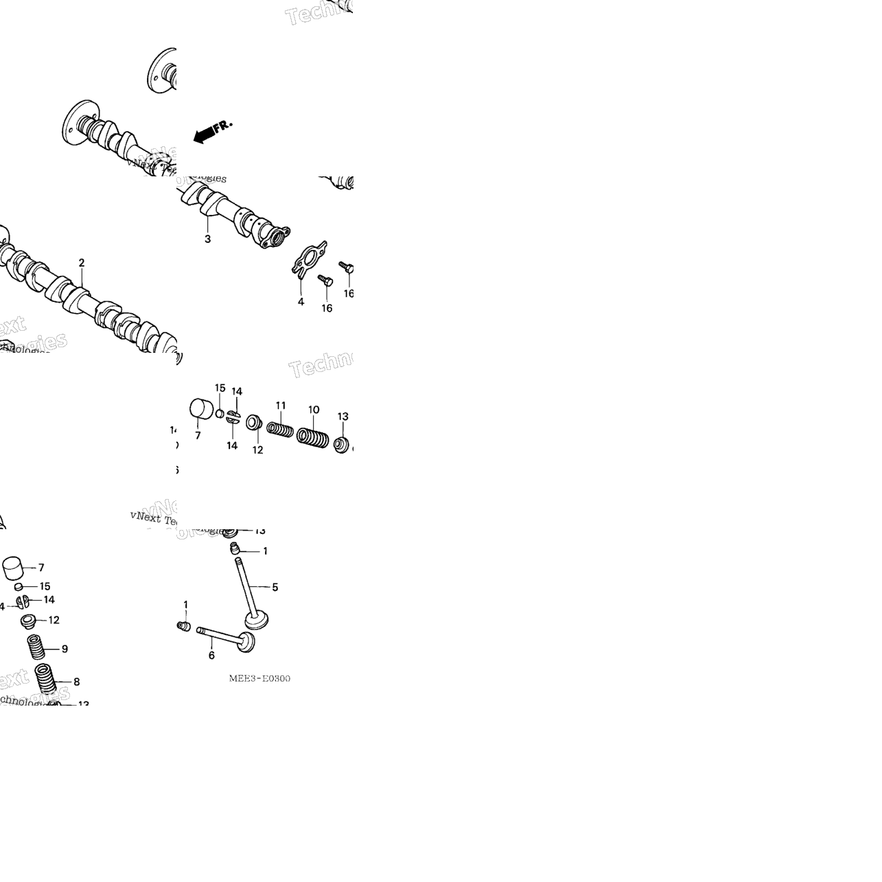 Camshaft + Valve