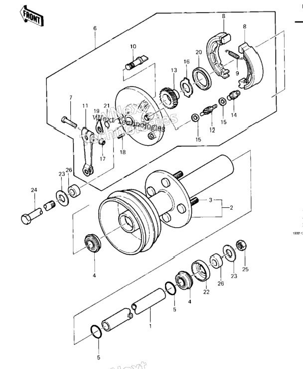 Front Hub/Brake ('83 C1)