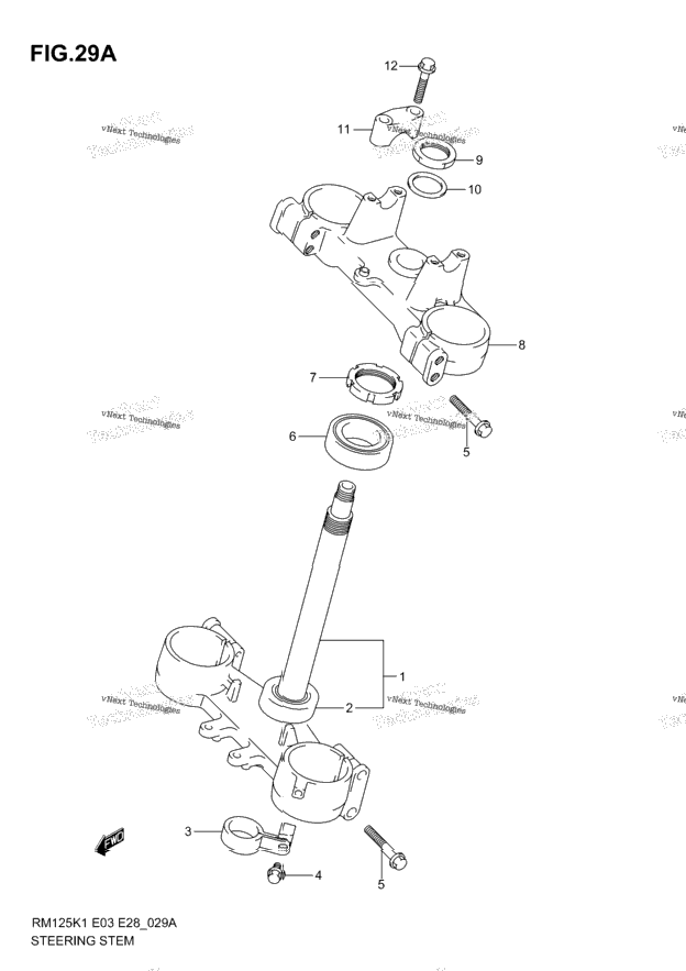 Steering Stem (Model K2)