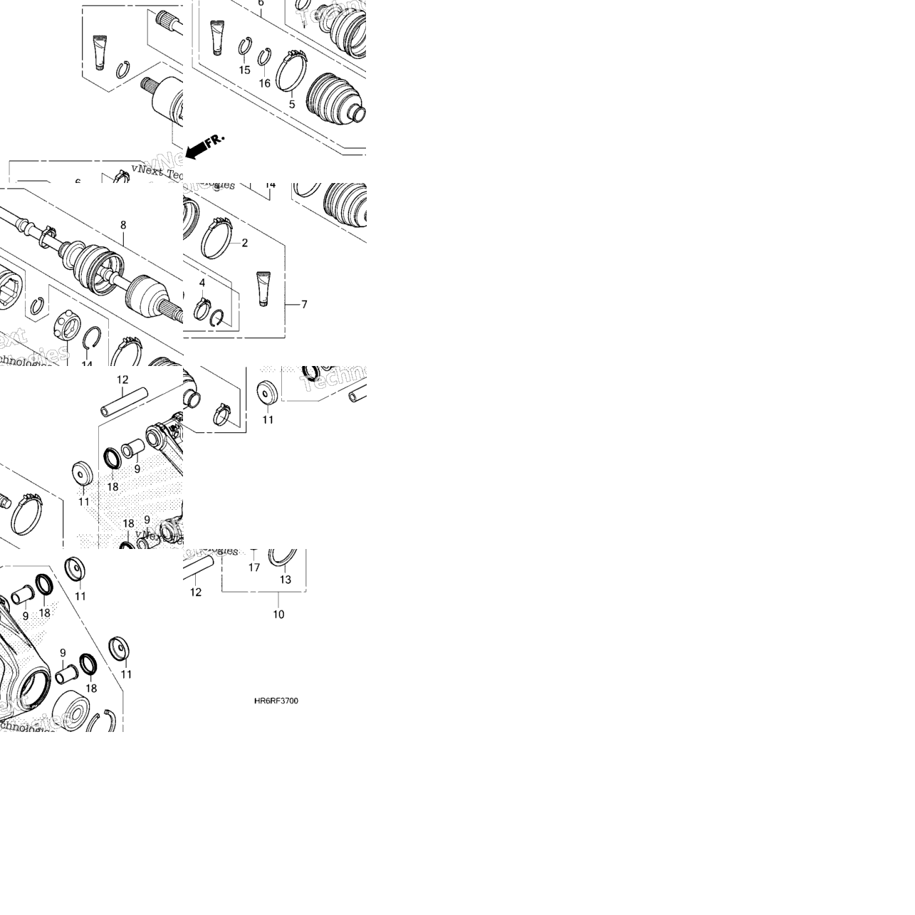 Rear Knuckle@Rear Drive Shaft