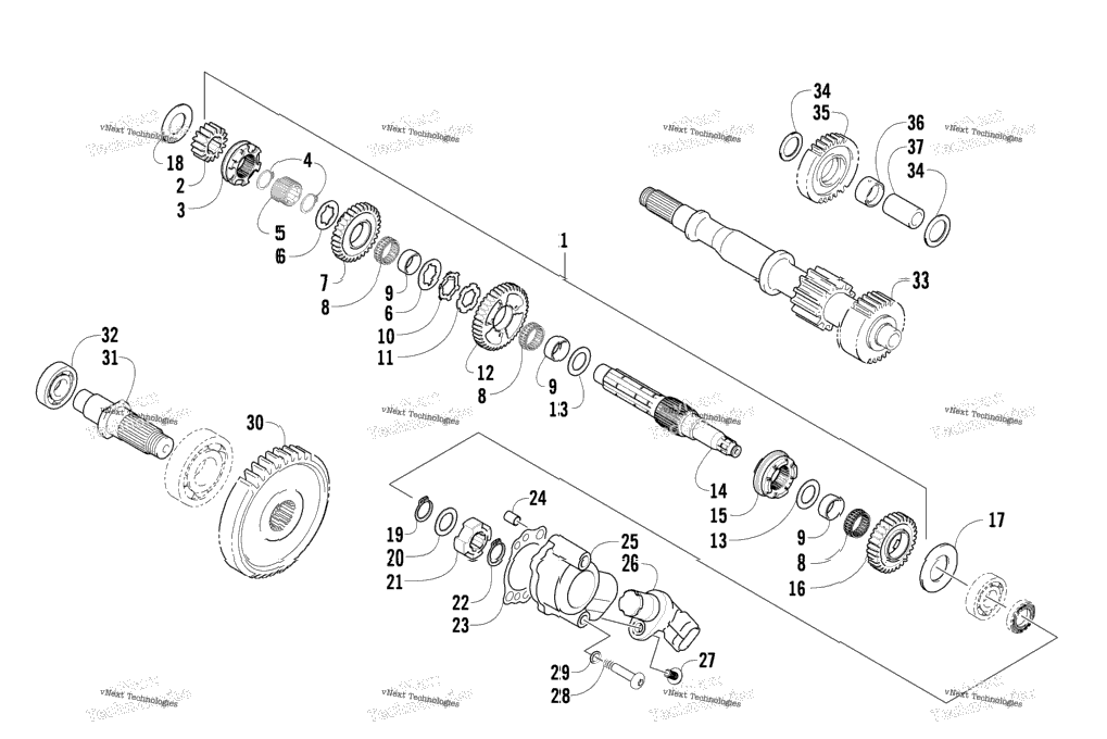 Secondary Transmission Assembly