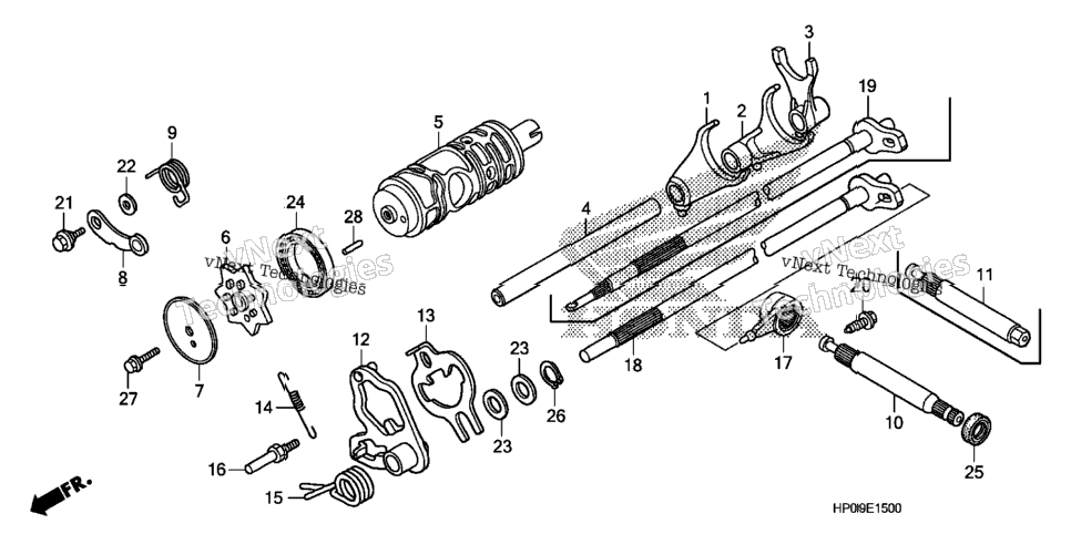 Gearshift Drum