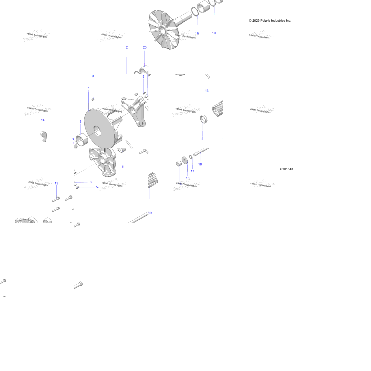 Drive Train, Primary Clutch