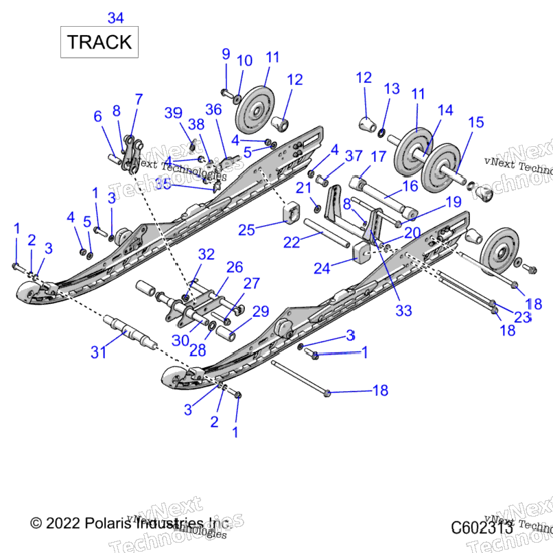 Suspension, Rear And Track S24mdx6dsa/6Dea