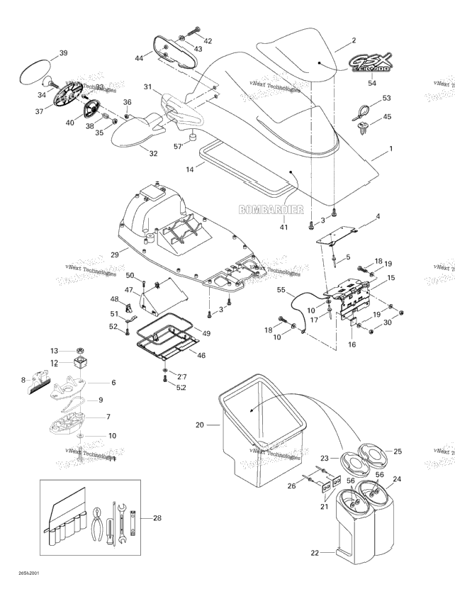 Front Storage Compartment
