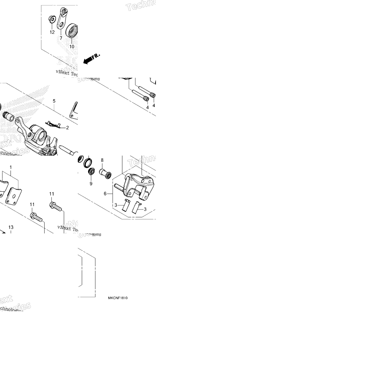 Parking Brake Caliper