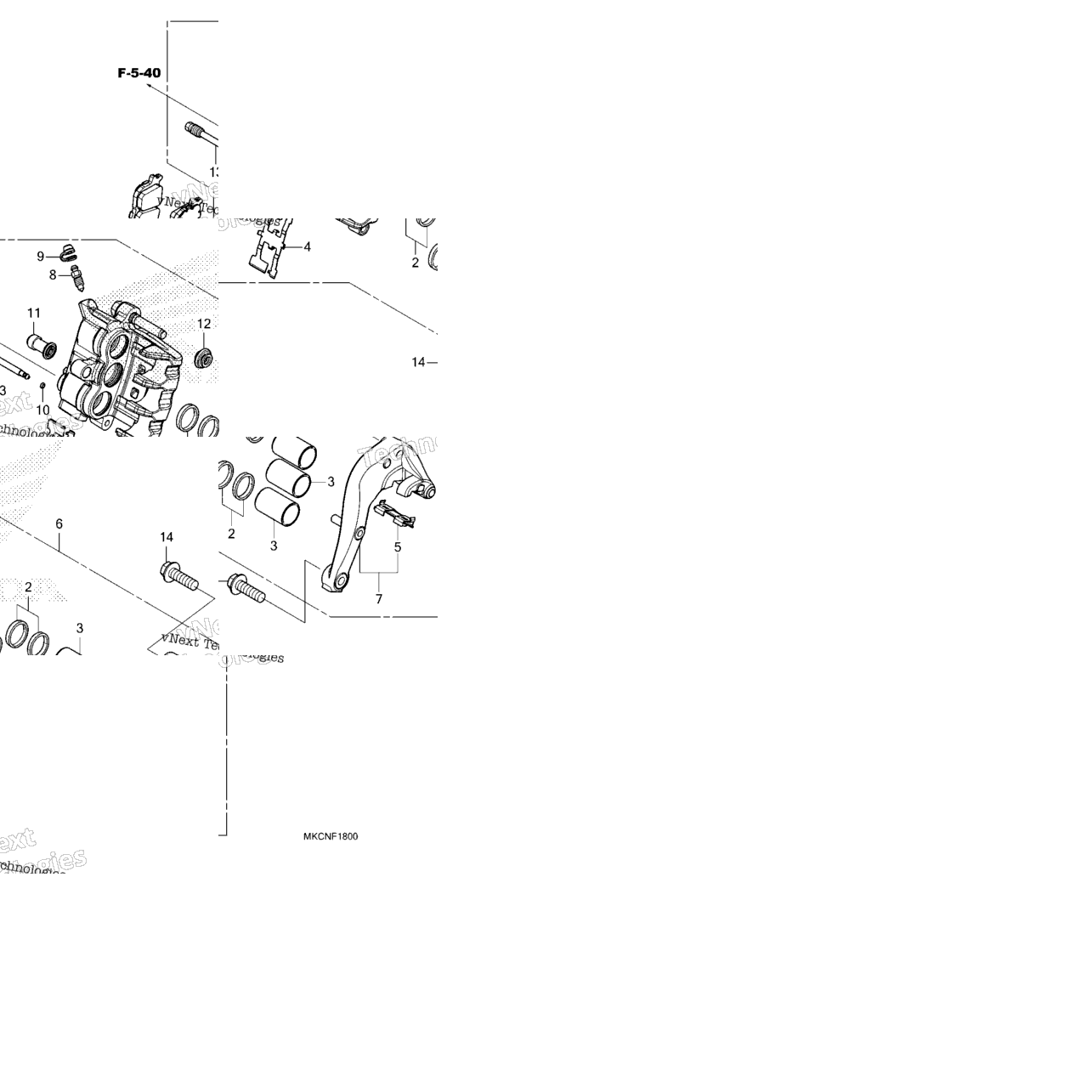 Rear Brake Caliper