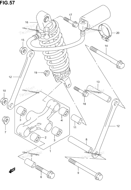 Rear Cushion Lever