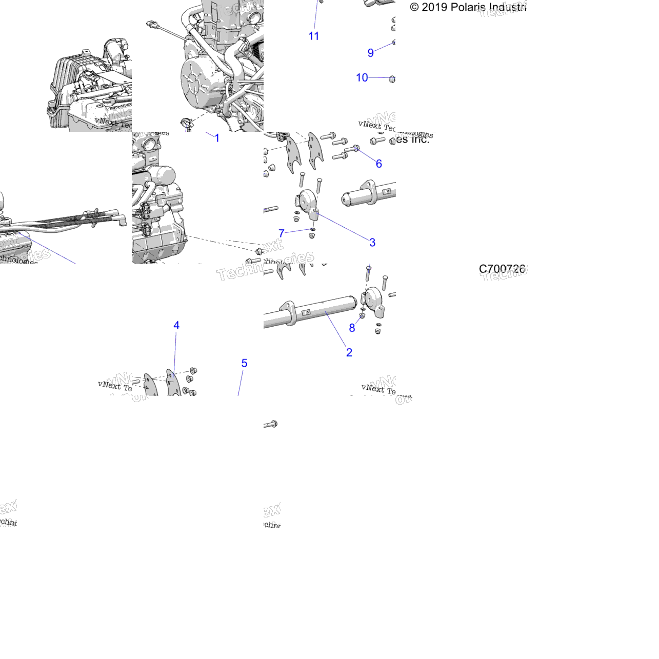Engine, Mounting & Long Block