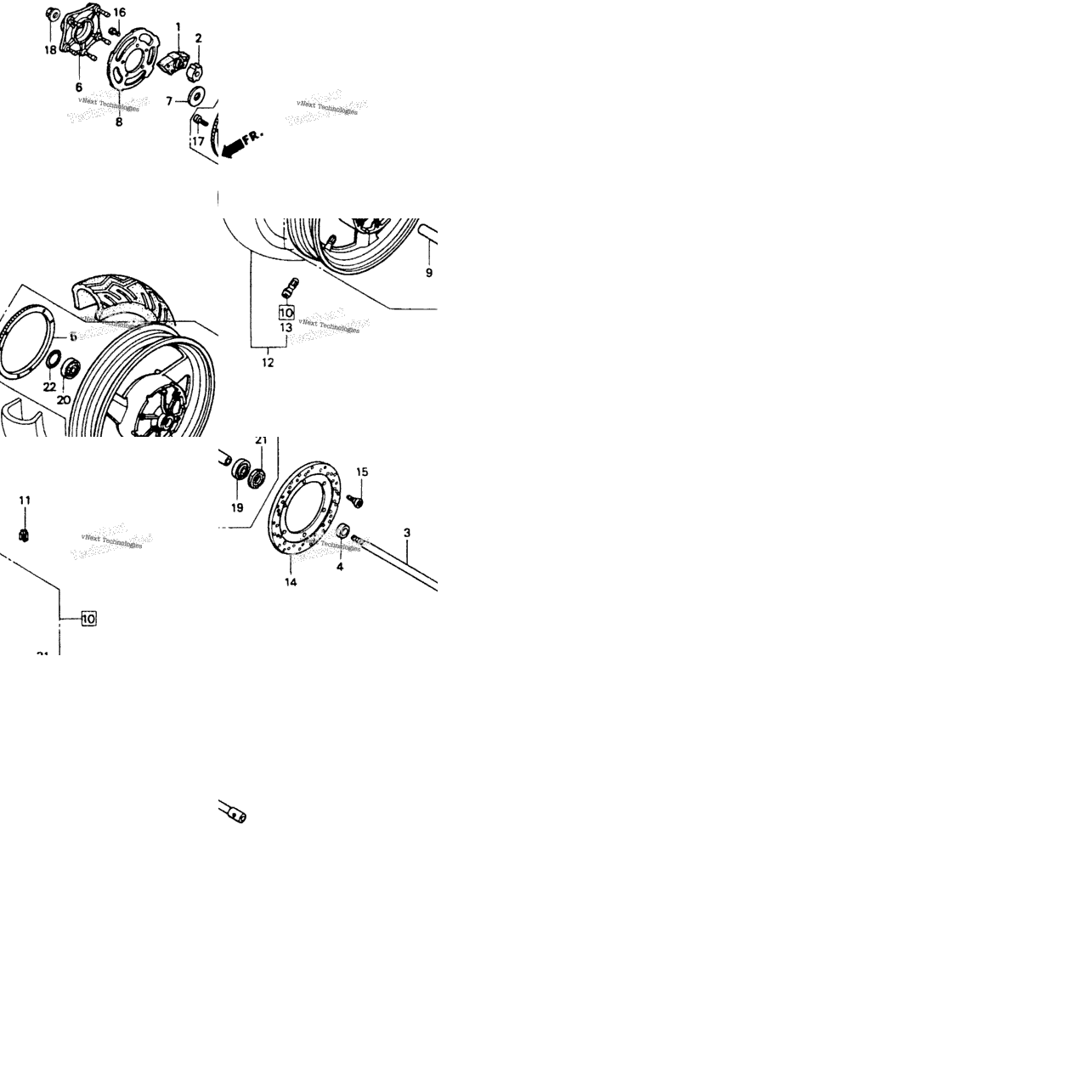 Rear Wheel 1100A