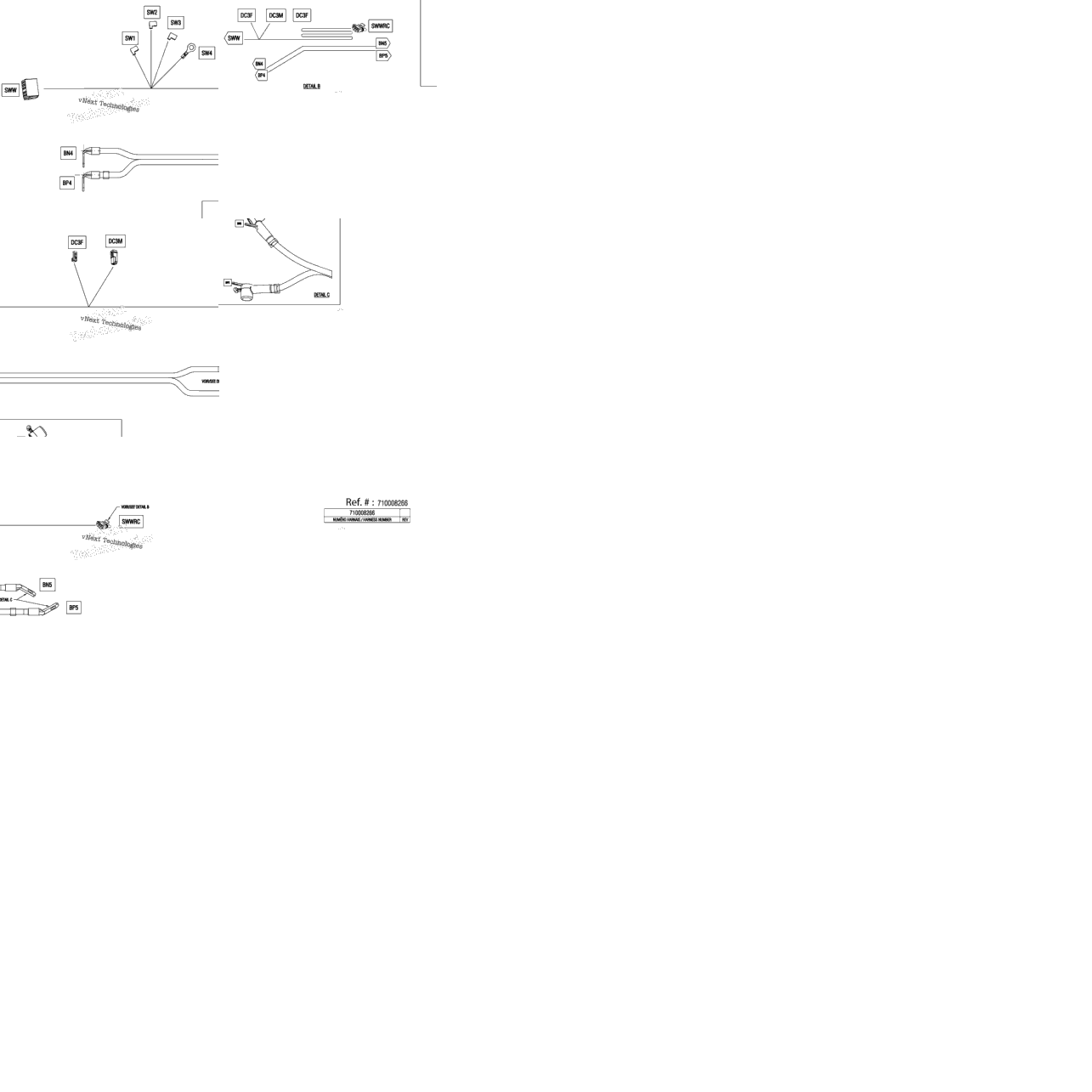 Electric - Winch Wiring Harness - 710008266