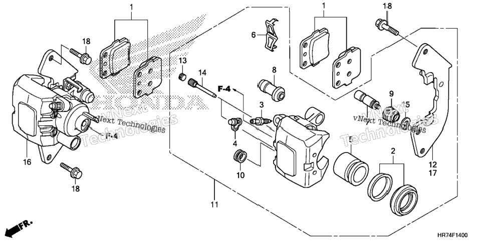 Front Brake Caliper