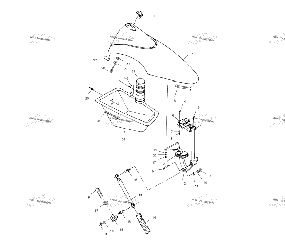 Front Storage Compartment