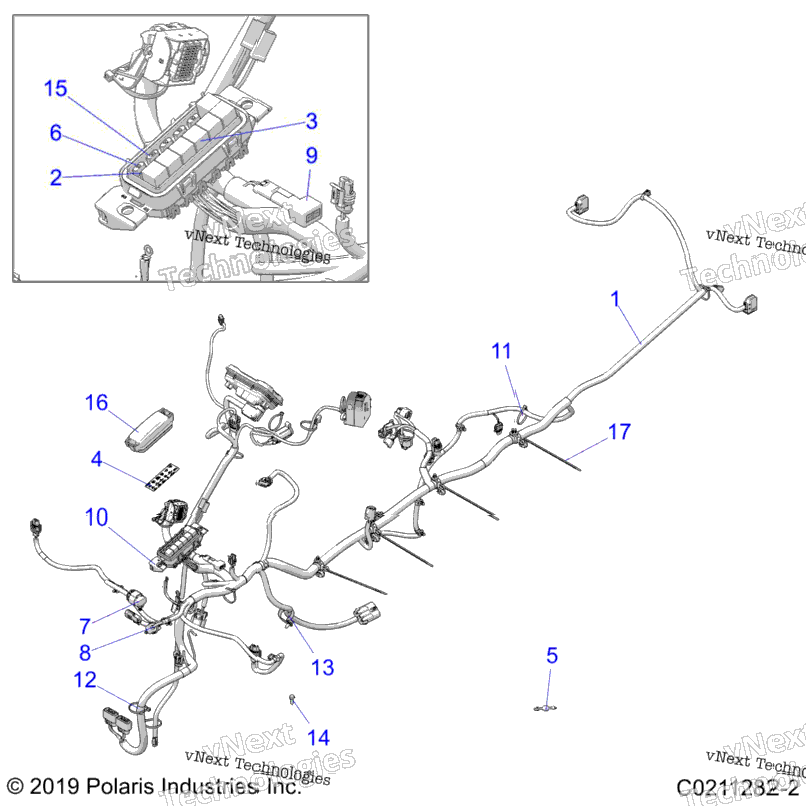 Electrical, Main Wire Harness
