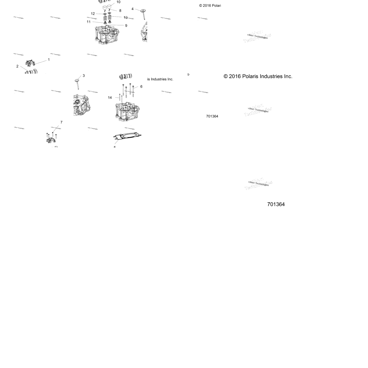 Engine, Cylinder Head, Cams & Valves