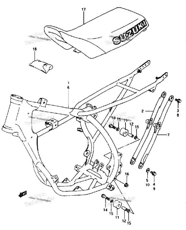 Frame - Seat (Model H/J/K/L)
