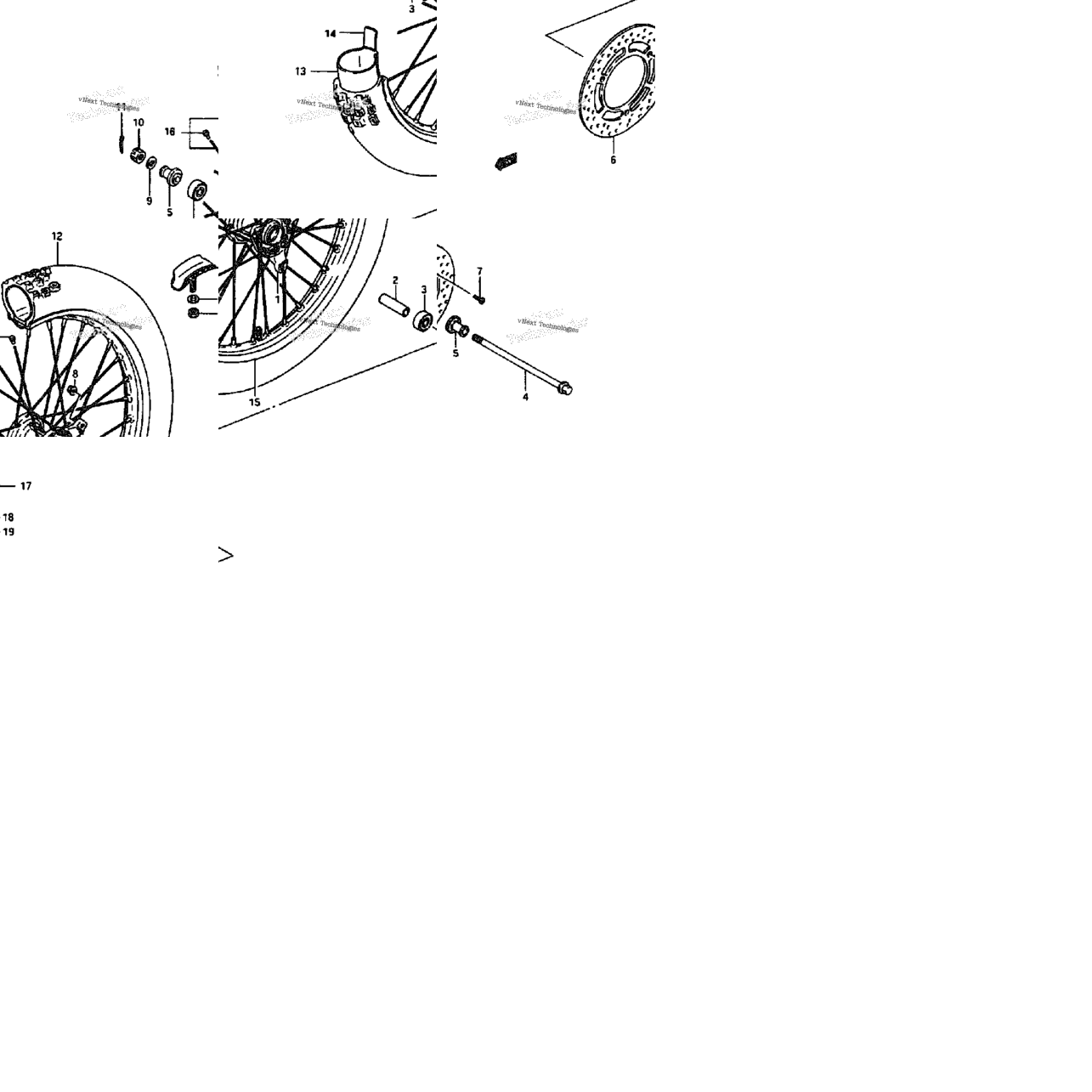 Front Wheel (Model L/M/N/P/R/S)