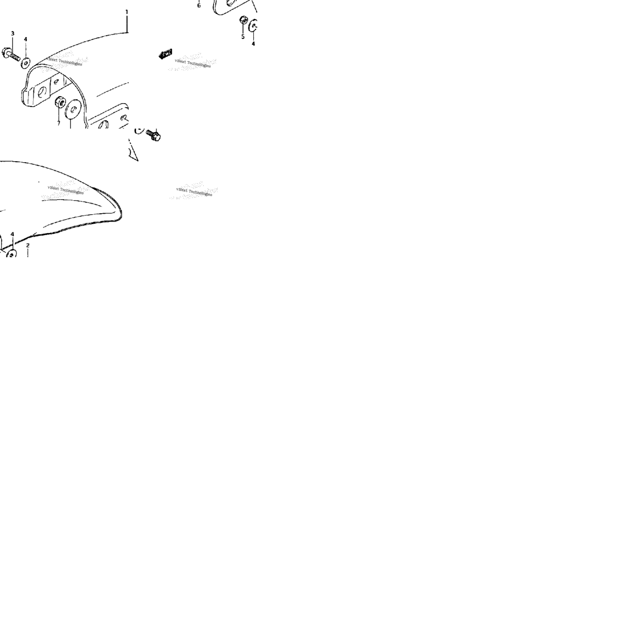 Rear Fender (Model G/H/J/K/L/M)