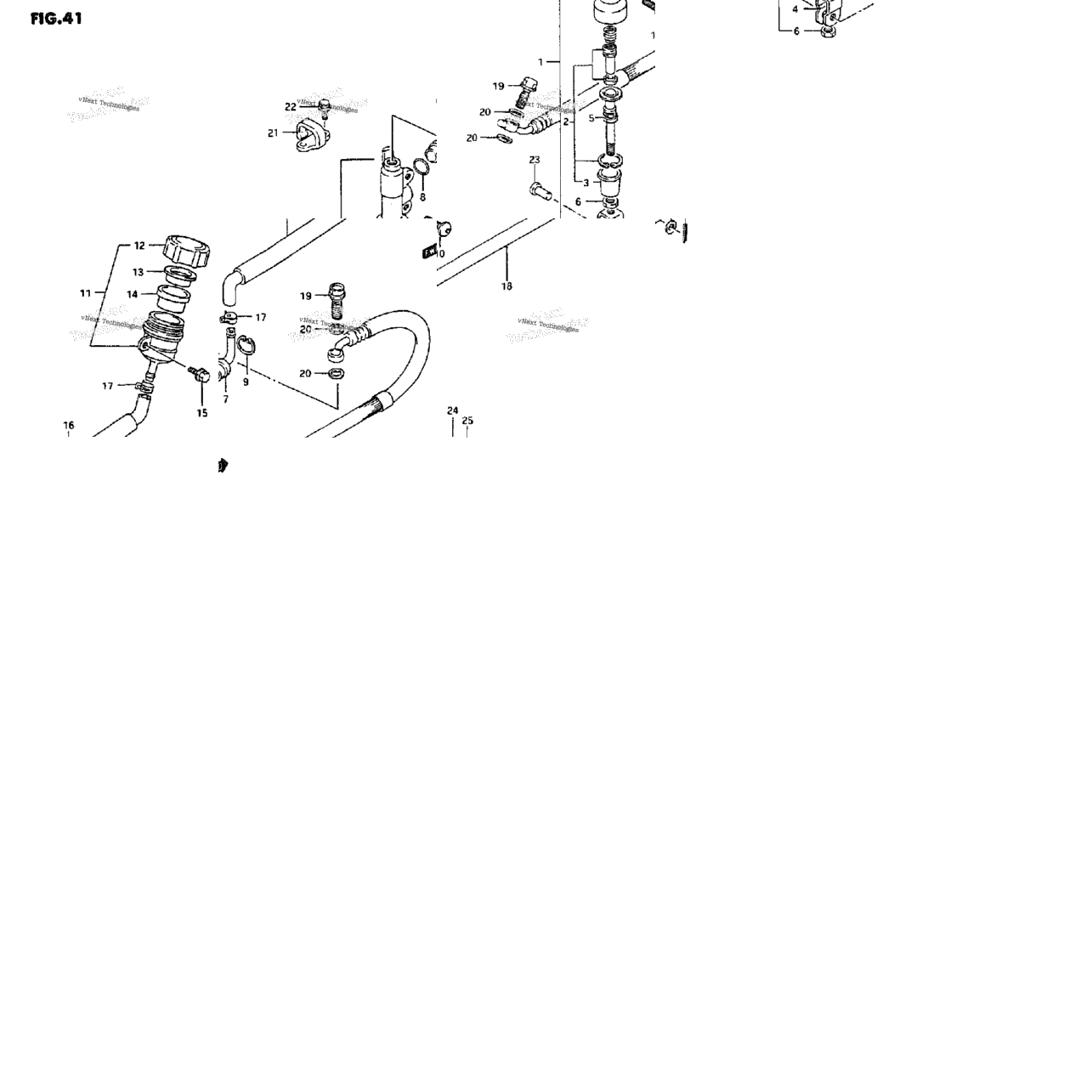 Rear Master Cylinder (Model L)