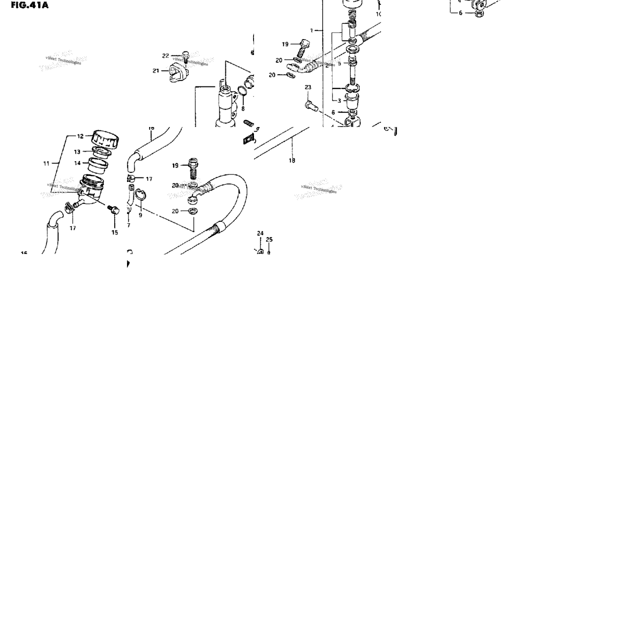 Rear Master Cylinder (Model M/N/P/R/S)