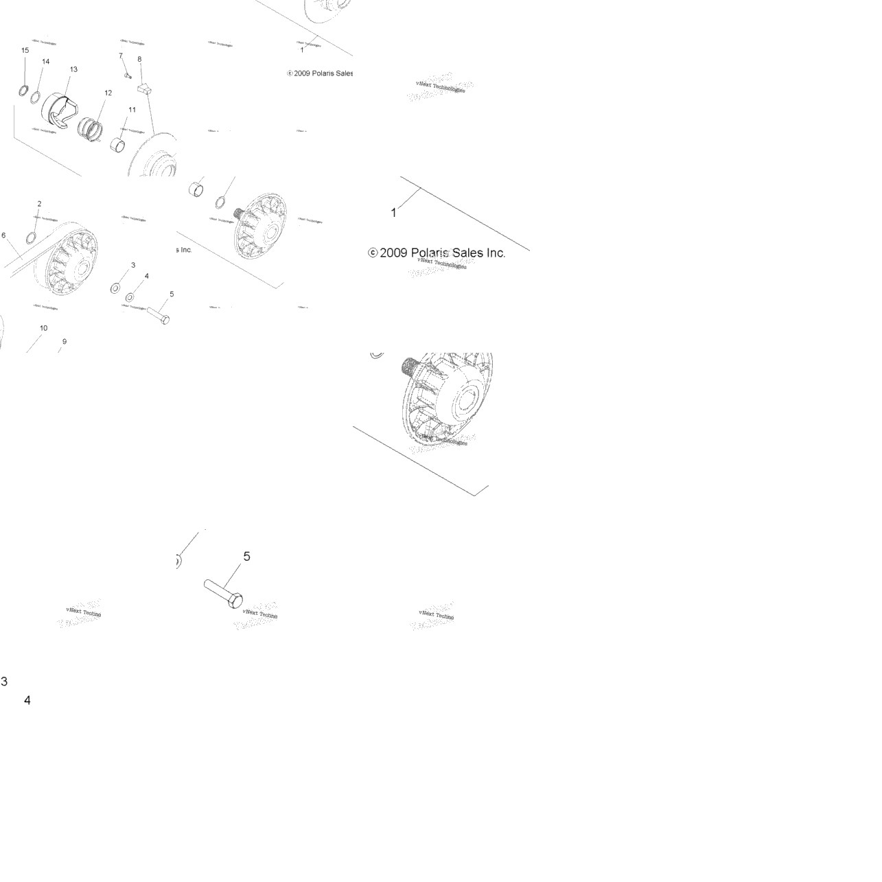 Drive Train, Secondary Clutch