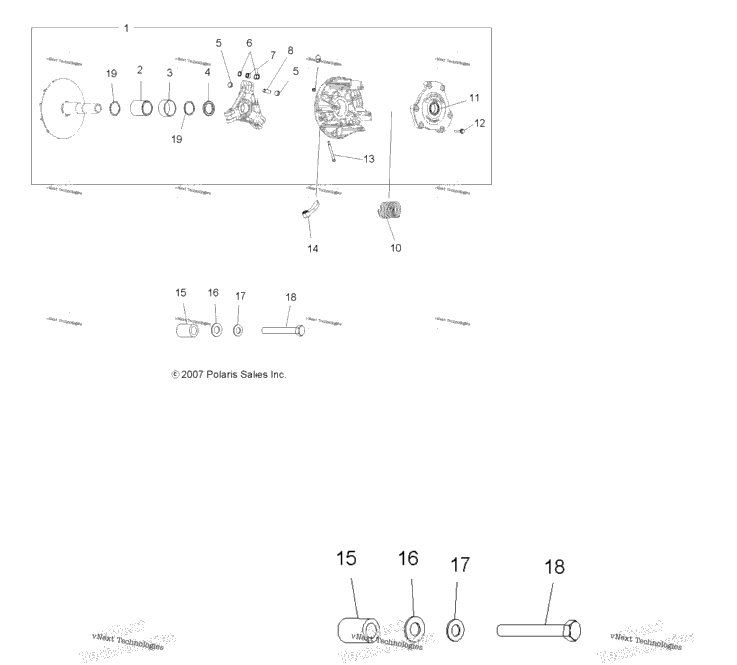 Drive Train, Primary Clutch