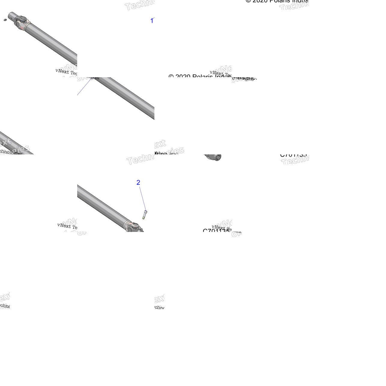 Drive Train, Front Prop Shaft R22tae99a1/A7