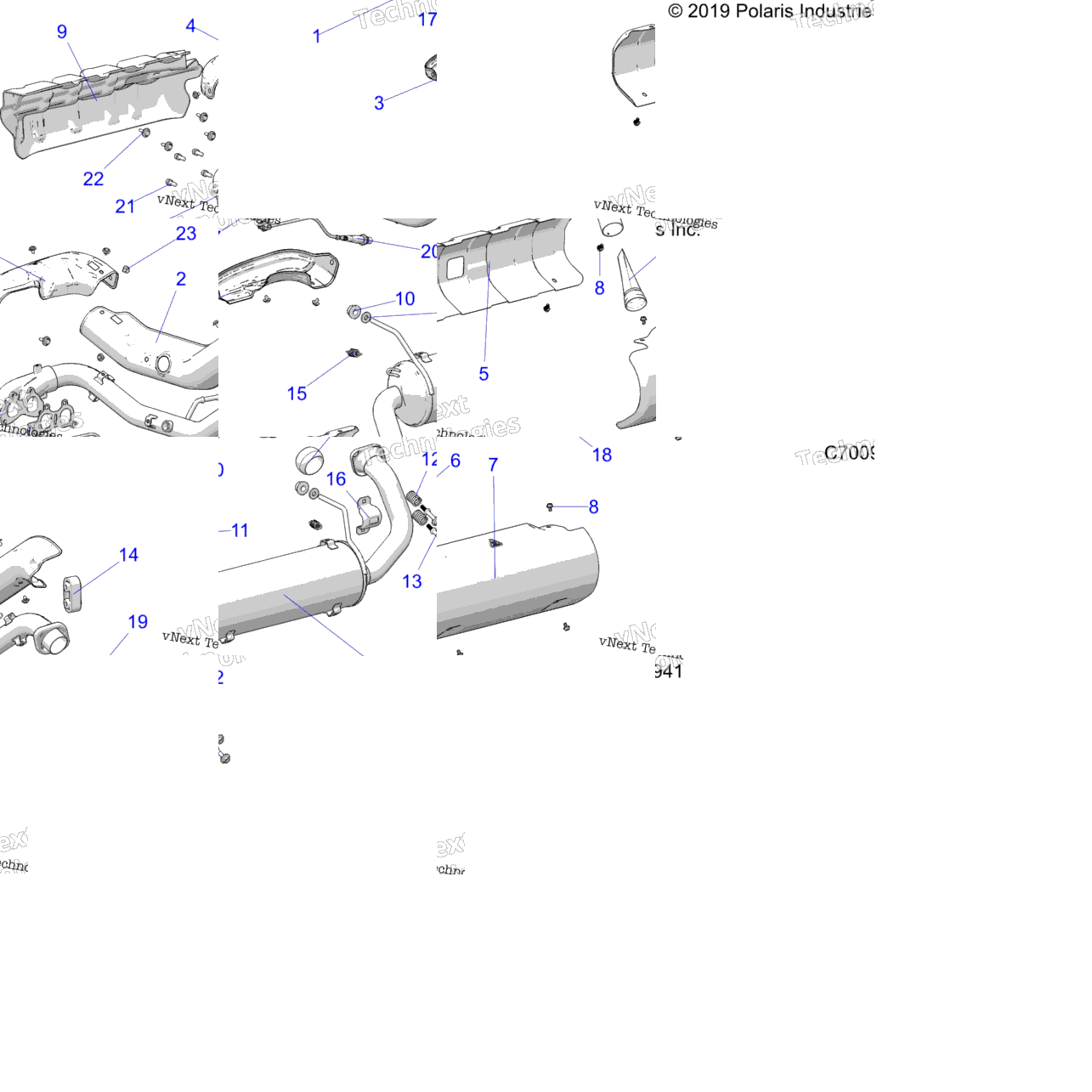 Engine, Exhaust System R22tae99a1/A7
