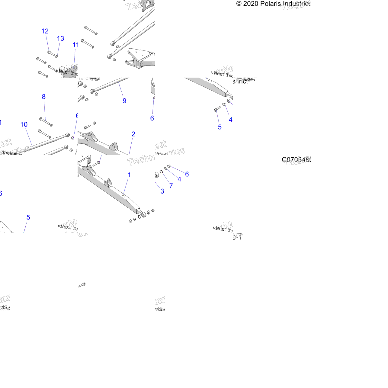 Suspension, Rear Control Arms
