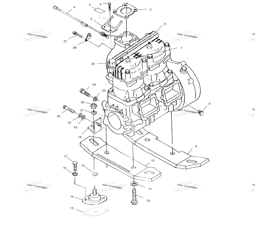 Engine Mounting W005197d