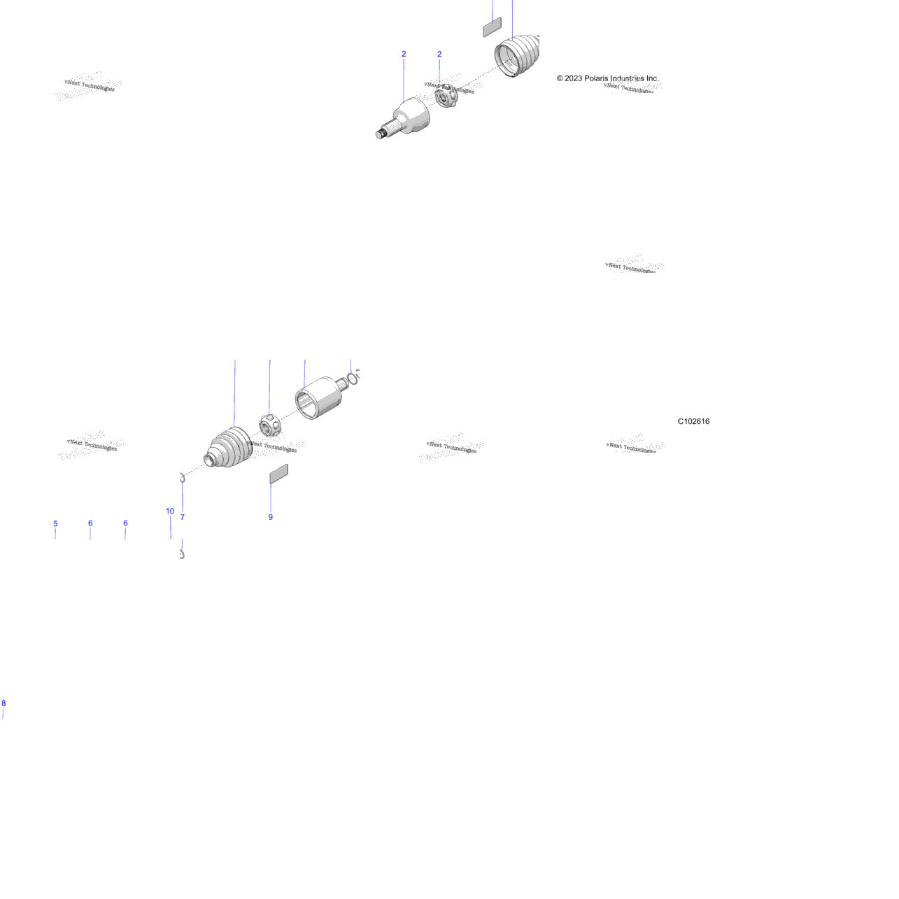 Drive Train, Rear Drive Shaft