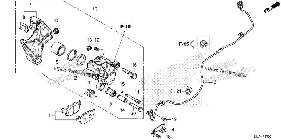 Rear Brake Caliper