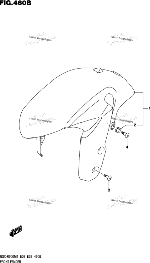 Front Fender (Gsx-R600z)