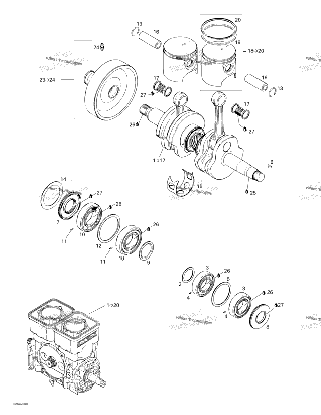Crankshaft And Pistons