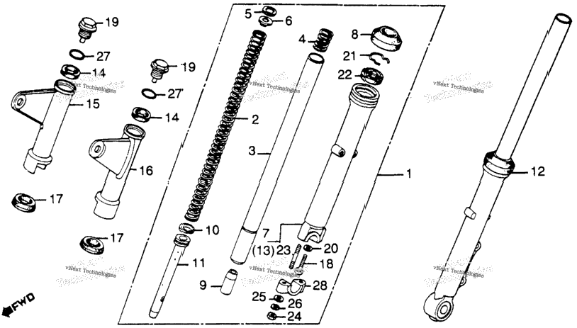 Front Fork 80