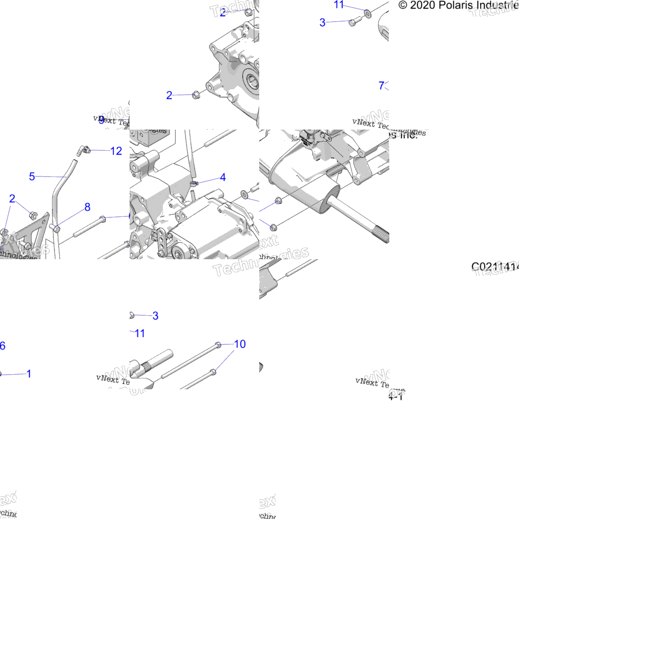 Drive Train, Main Gearcase Mounting