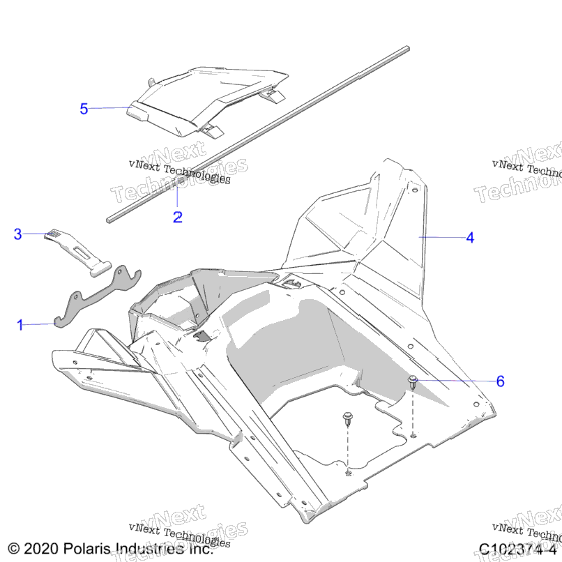 Body, Storage, Rear C1023744)