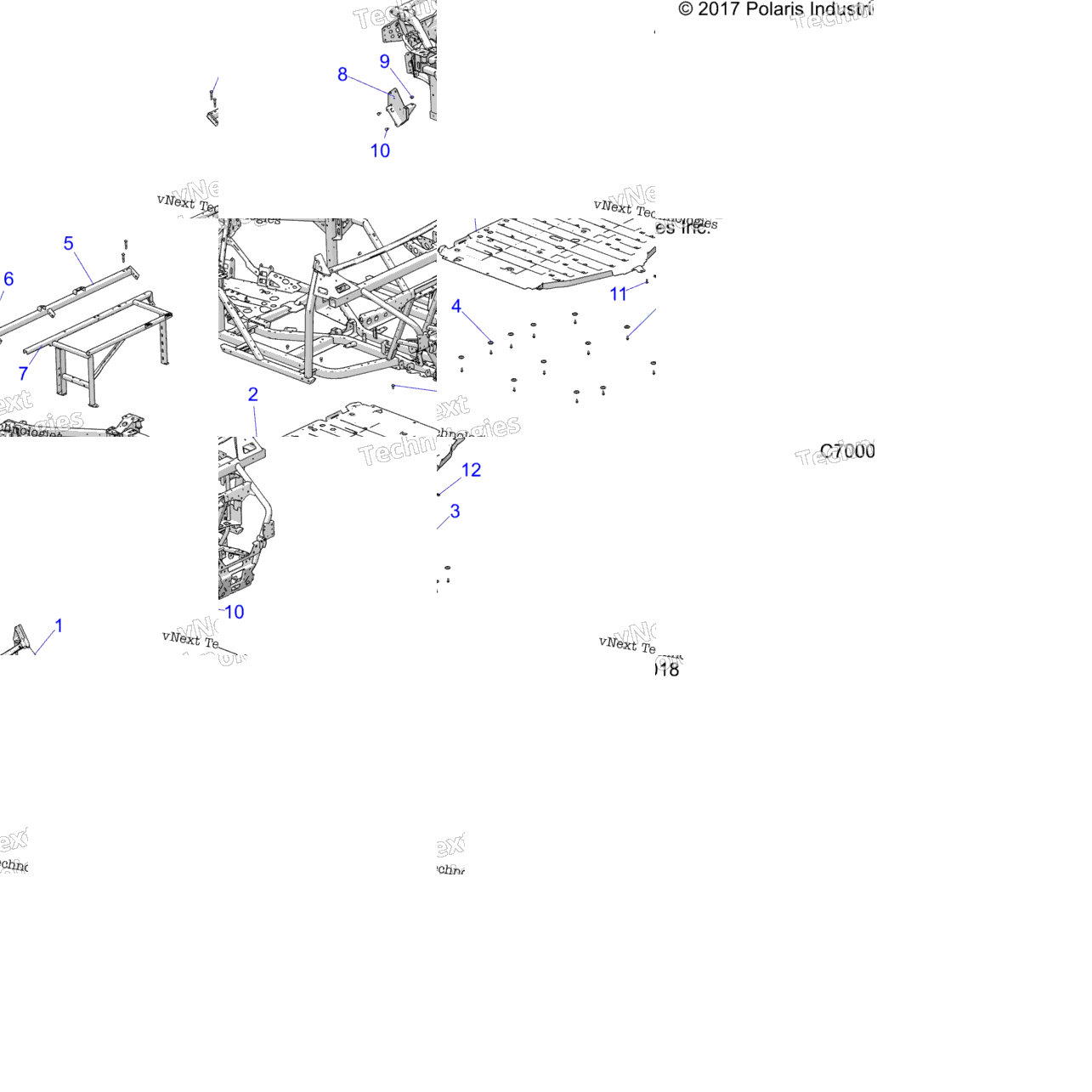 Chassis, Main Frame And Skid Plates